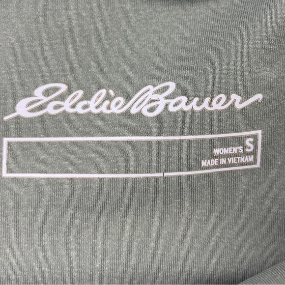 Women’s Eddie Bauer Forest Green Cropped Athletic Pants Size Small - Picture 3 of 3